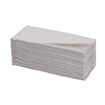 Листовые полотенца V сложения 200л,  2 слоя (белые)